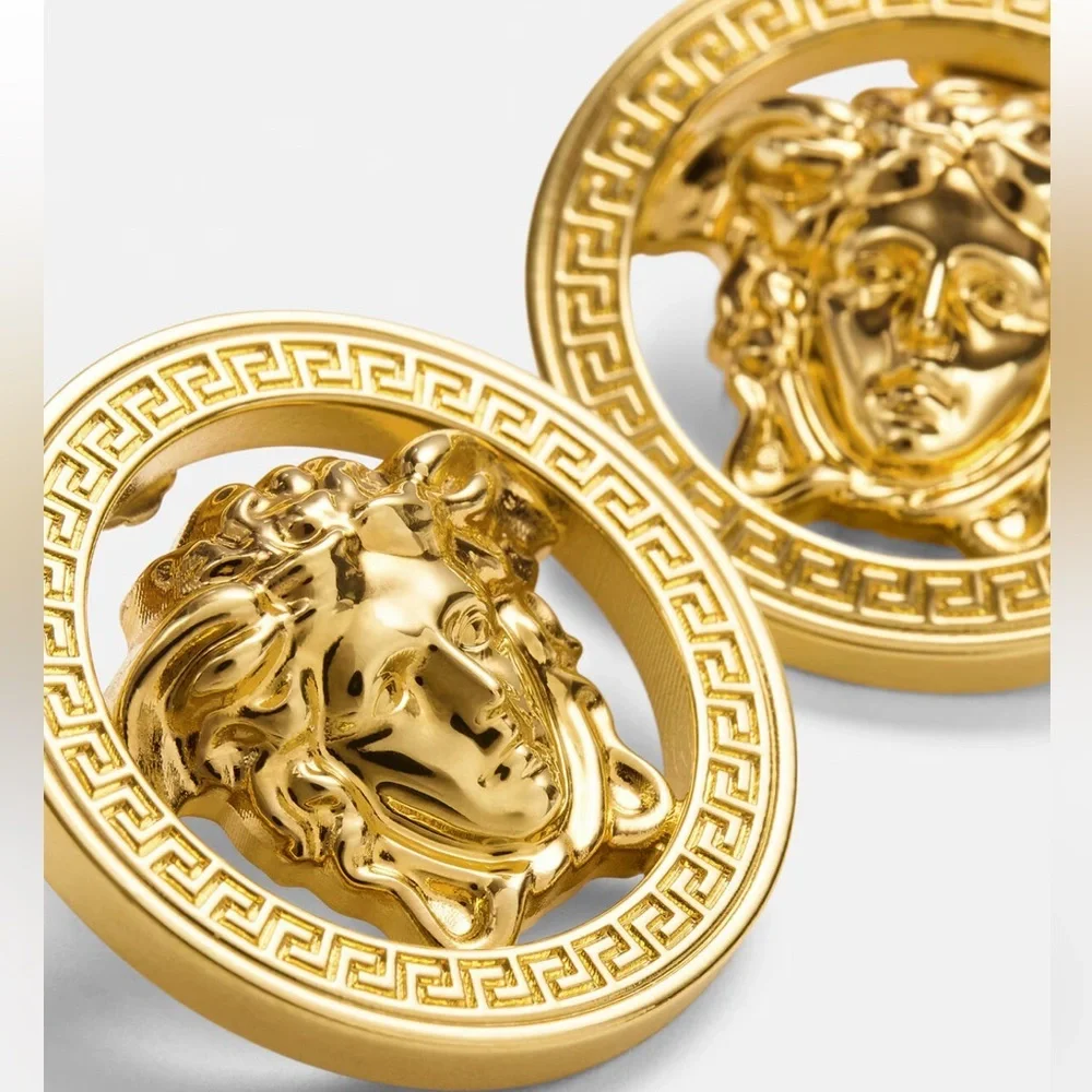 VERSACE Large Medusa Stud Earrings - Picture 3 of 5